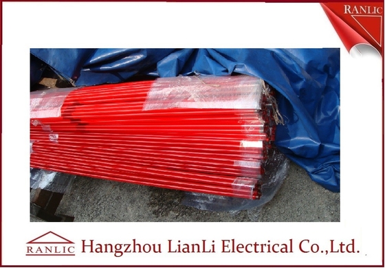 Κίνα 1/2 το» 3/4» PVC έντυσε τον άκαμπτο ηλεκτρικό σωλήνα 3.05M αγωγών σε πράσινο, πορτοκάλι προμηθευτής