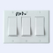 Άσπρο μοντάρισμα κιβωτίων υποδοχών διακοπτών χρώματος - υποστήριγμα Prefab συμμορία 1 ΕΩΣ 5 Ruffin προμηθευτής