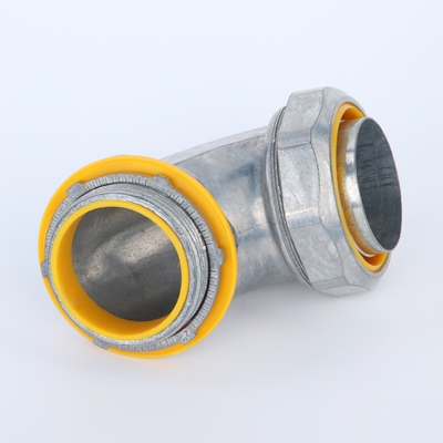 Κίνα Υγρός σφιχτός ευθύς συνδετήρας κίτρινο μονωμένο PVC UL που απαριθμείται με Locknut προμηθευτής