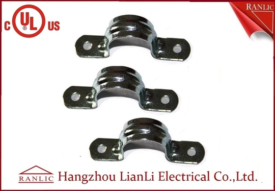 Κίνα ISO9001 ηλεκτρο γαλβανισμένο EMT δένει τους σφιγκτήρες με δύο τρύπα, 3/4» 1» μέχρι 4» προμηθευτής