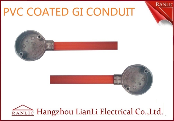 Κίνα Πορτοκαλιοί ντυμένοι PVC ηλεκτρικοί αγωγοί ΓΠ BS4568 με 1.6mm Thickenss προμηθευτής